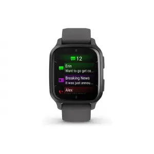 Smartwatch z ciemnoszarym paskiem silikonowym Garmin Venu Sq 2 41 mm image-2