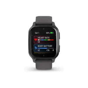 Smartwatch z ciemnoszarym paskiem silikonowym Garmin Venu Sq 2 41 mm image-3