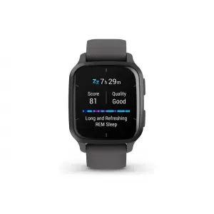 Smartwatch z ciemnoszarym paskiem silikonowym Garmin Venu Sq 2 41 mm image-5