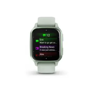 Smartwatch z zieloną bransoletą silikonową Garmin Venu Sq 2 41 mm image-4