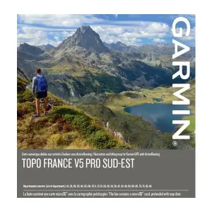 Microsd/sd kaart Garmin topo france v5 pro-sud-est image-0