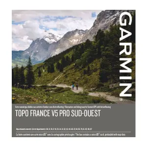 Microsd/sd kaart Garmin topo france v5 pro-sud-ouest image-0