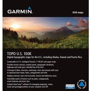 Microsd/sd card Garmin topo u.s 100k image-0
