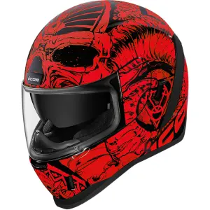 Full face motorcycle helmet Icon afrm sacrosnct image-0