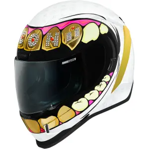 Helhjälm för motorcykel Icon afrm grillz image-0