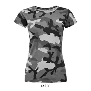 T-shirt femme Sol's Camo image-0