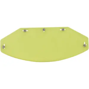 Vintage motorcycle helmet visor AFX 5-snap flat image-0