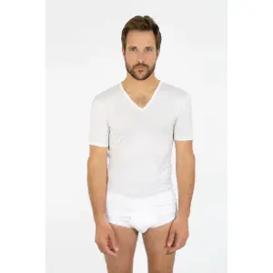V-hals T-shirt met korte mouwen Armor-Lux image-0