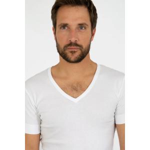 Short sleeve v-neck T-shirt Armor-Lux image-2