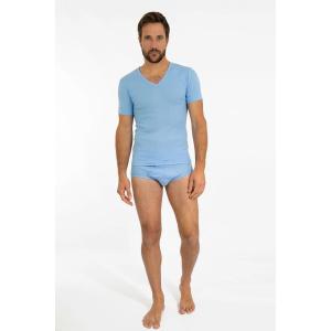 Short sleeve v-neck T-shirt Armor-Lux image-1