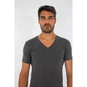 Short sleeve v-neck T-shirt Armor-Lux image-3