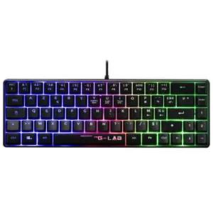 Clavier filaire RGB The G-Lab Keyz Hydrogen 316x40x104 mm image-4