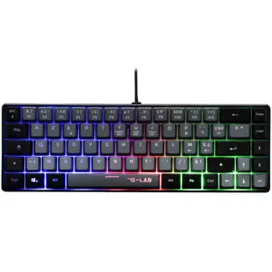 RGB Kabeltastatur The G-Lab Keyz Hydro