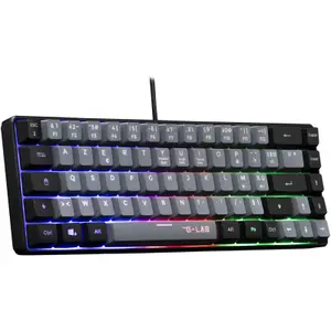 RGB Kabeltastatur The G-Lab Keyz Hydro image-1