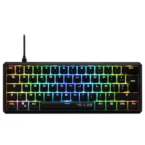 Clavier filaire RGB switch The G-Lab Keyz Thallium 5x36x17 cm image-0