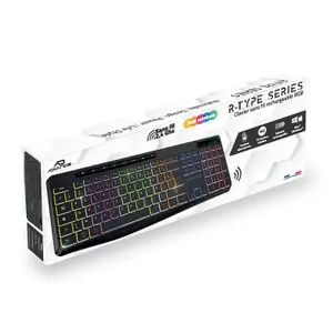 Clavier sans fil RGB Batterie IPX4 Win et Mac Advance R Type 43,8x14,98x22 cm image-3