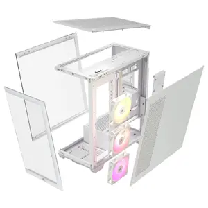 Mittleres ATX-Gehäuse ohne Netzteil Corsair 3500X ARGB image-3
