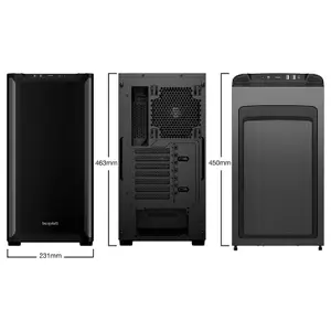 Be Quiet! mid-tower PC case without power supply Pure Base 501 ATX image-3