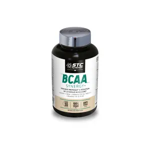 Síntesis proteica y reducción de la fatiga muscular bcaa synergy+ STC Nutrition - 120 gélules végétales image-0