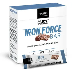 Paquete de 5 barritas nutricionales iron force® STC Nutrition chocolat praliné riz soufflé image-0