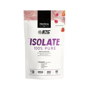Doypack isolaat 100% puur met maatschepje STC Nutrition fruits rouges - 750g image-0