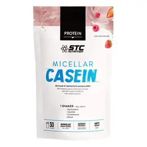 Doypack casein micelar com colher de medida STC Nutrition fruits rouges - 750g image-0