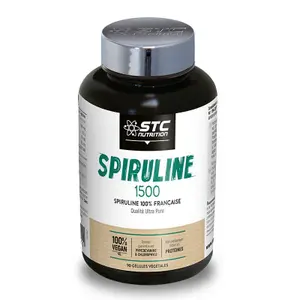 Spiruline 1500 STC Nutrition - 90 gélules végétales image-0