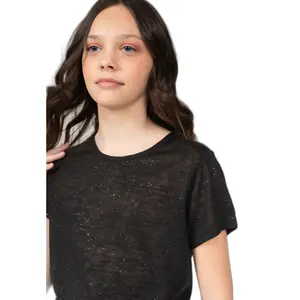 Girl's T-shirt Deeluxe glitter image-2