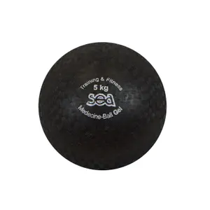 Medizinball Gel 5kg Sporti France Sea image-0