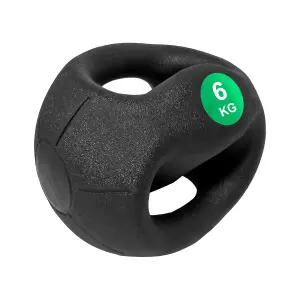 Medizinball mit Griffen 6kg Sporti image-0