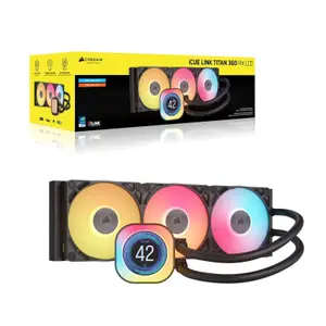Wasserkühlungsset für Prozessor Corsair iCUE Link Titan - 360 RX LCD AIO image-1