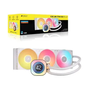 Kit de refrigeración por agua para el procesador Corsair iCUE Link Titan - 360 RX LCD AIO image-3