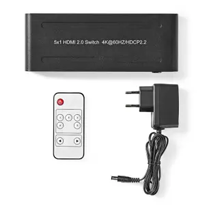 HDMI-Switch 5 Anschlüsse 4K 60Hz Nedis image-3