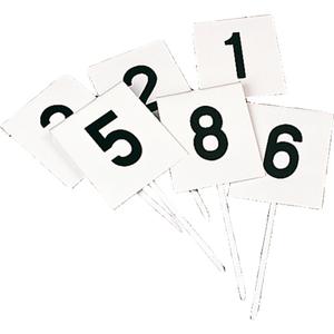 024008-rechteckige-markierungskarten-sporti-x12-weiss-schwarz-tu