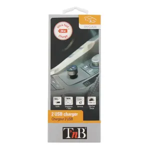Chargeur Allume Cigare 2 x USB T'nB 4.8A image-2