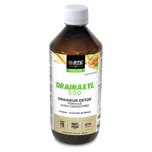 Drainaxyl 500® escurridor con tapa STC Nutrition drainaxyl 500® goût thé pêche - 500ml image-0