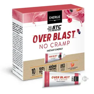 Instant energie in over blast® no cramp case STC Nutrition - cola gel - 10 dosettes image-0