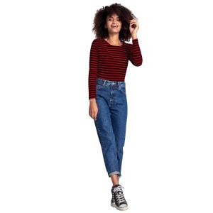 04277-ii9-vrouwen-t-shirt-marine-armor-lux-lesconil-donkerblauw
