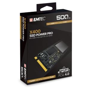 Disque dur SSD NVMe Emtec M.2 Gen4 - ECSSD500GX400 500 Go image-2