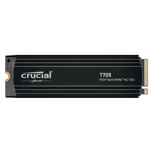 Disque dur SSD M.2 NVMe Gen5 Crucial CT4000T705SSD5 - T705 rad