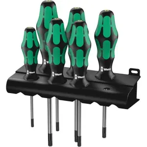 Schraubendreher-Set mit Haltefunktion + + Ratschenmechanismus-367/6 Wera Torx HF image-0