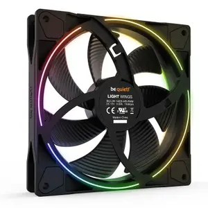 Set of 3 Be Quiet! PC Case Fans Light Wings PWM - BL078 image-5