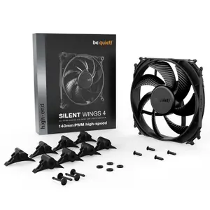 Be Quiet! PC Case Fan Silent Wings 4 140 mm PWM - BL097 image-1
