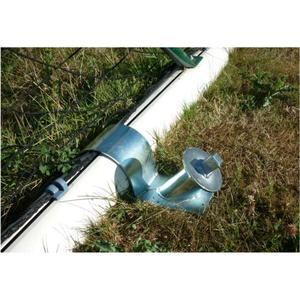 Dispositivo de ancoragem tipo rabo de porco para baliza de 7 diâmetro 32mm Sporti