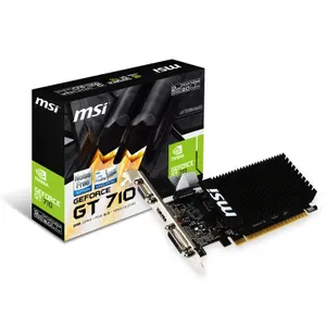 Carte graphique GT710 2Go HDMI DVI MSI GT 710 2GD3H LP image-0
