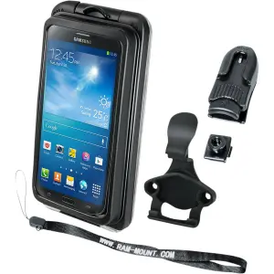 Support de téléphone RAM Mounts aqua box pro 20 iphone 3/4/5 case and clip transparent composite image-0