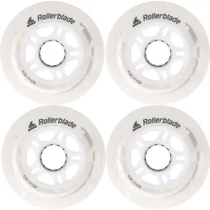 Set of 4 glow-in-the-dark Roller Skate wheels Rollerblade Moonbeams 80/82A image-1