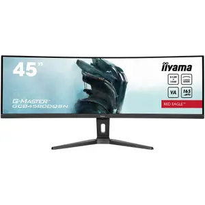 45" Curved PC Monitor DQHD 165Hz VA 0.8ms FS Iiyama GCB4580DQSN-B1 image-1