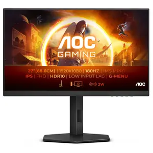 PC-Monitor FHD/180Hz/IPS/0.5ms/HDR/Pivot/G-SYNC AOC 27G4X 27"