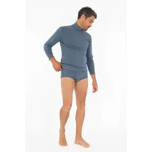 Slip ouvert ceinture latex Armor-Lux image-1